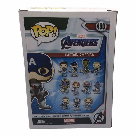 Funko Pop! Marvel Avengers Endgame Captain America #450 Figure NIB - Picture 2 of 15